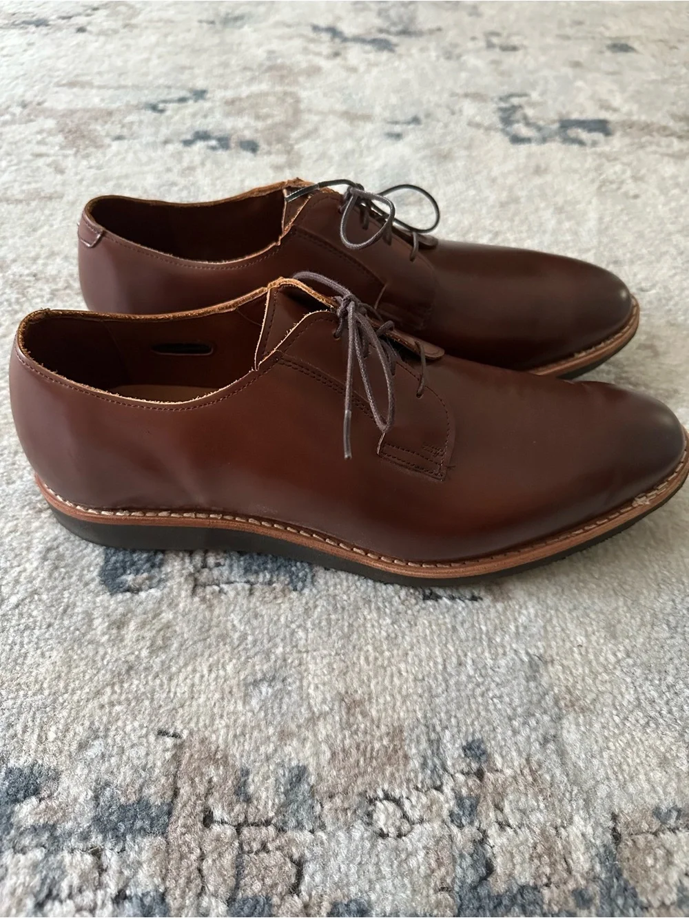 Allen Edmonds Chestnut Brown Derby Shoes
